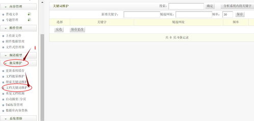 dedecms織夢程序網(wǎng)站后臺添加關(guān)鍵詞維護(hù)管理教程
